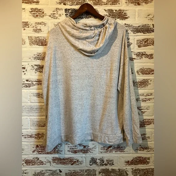 Lou & Grey Cream Speckled Hoodie Size XL - Picture 4 of 8
